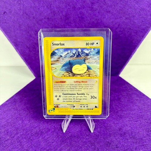 Snorlax skyridge 100 144 carta - snorlax,