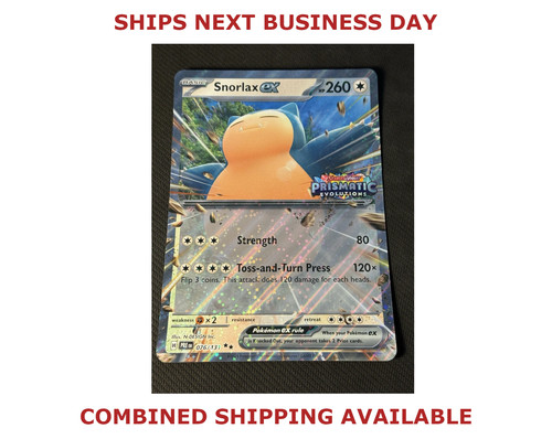 Snorlax prismatic - ex, (prismatic