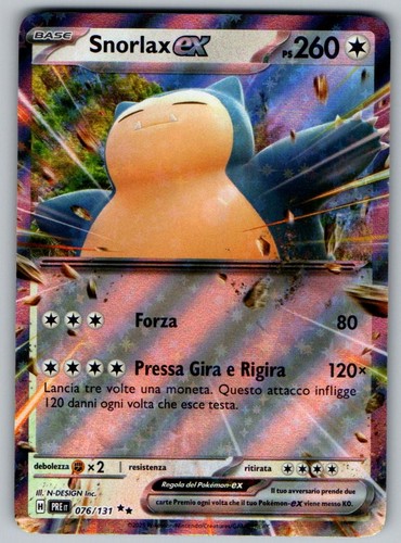 Snorlax 076 131 evoluzioni - snorlax-ex,