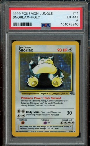 Psa pokemon snorlax - pokemon,