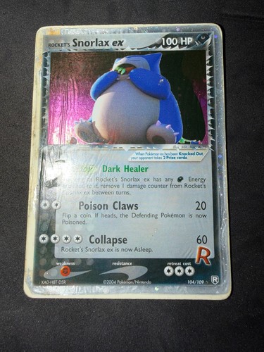 Pokemon rocket snorlax - rocket’s, ex