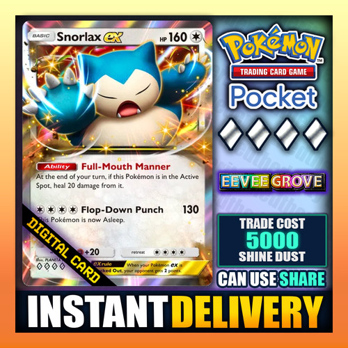 Pokemon tcg pocket - tcg, snorlax