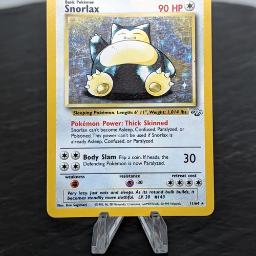 Pokémon snorlax holo - pokémon, 11/64
