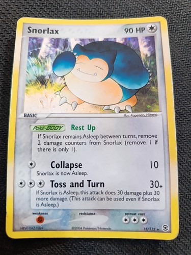 Snorlax 112 rosso fuoco - ex,