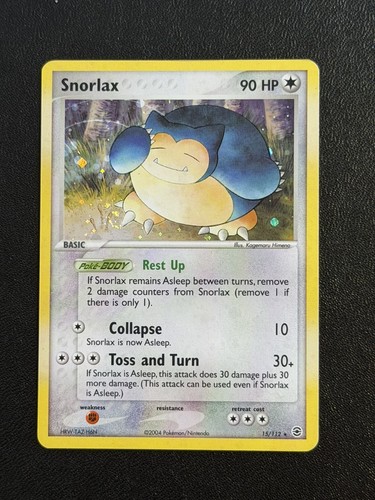 Snorlax 112 holo - snorlax, 15/112