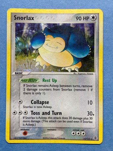 Pokemon holo snorlax - pokemon,