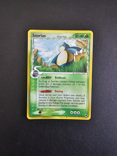 Carta pokémon snorlax delta - snorlax,