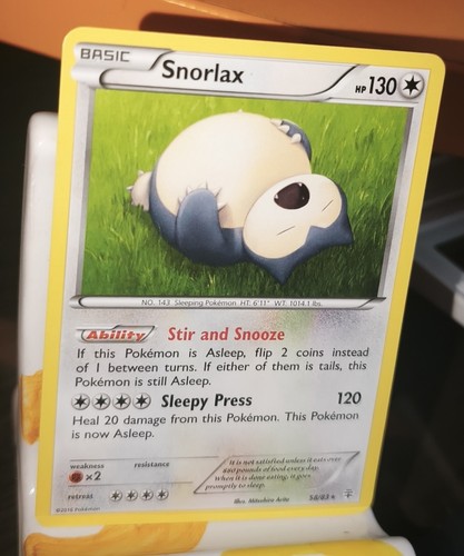 Pokemon snorlax regular - pokemon, 58/83