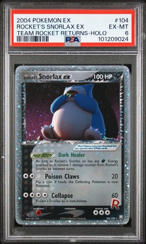 Psa rocket snorlax ex - psa,