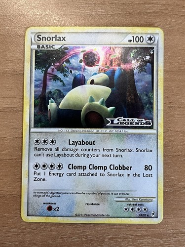 Snorlax call legends 95 - of, 33/95