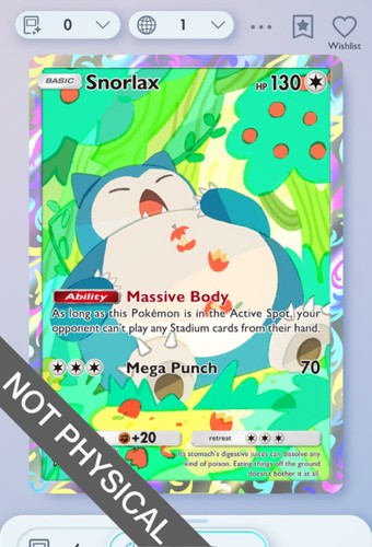 Pokemon tcg pocket snorlax - -,