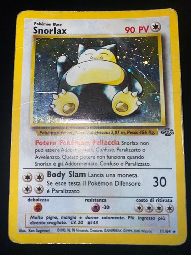 Snorlax holo 64 - (ju, 11/64