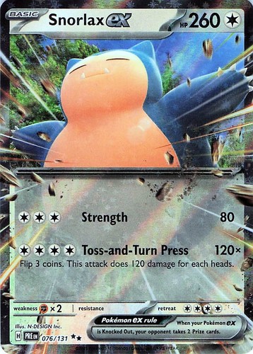 Snorlax 076 131 ultra - ex,