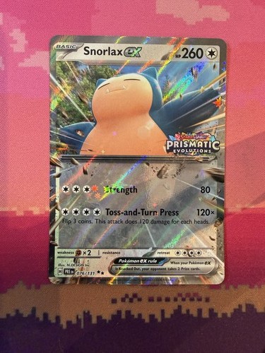 Pokemon card snorlax - card, ex