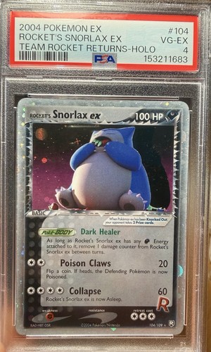 Psa rocket snorlax - psa,