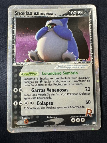 Rocket snorlax 104 - rocket's, 104/109