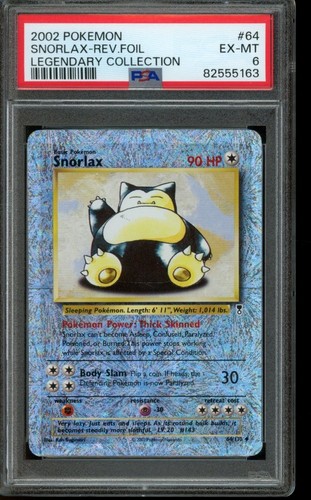 Psa pokemon snorlax - psa, 6