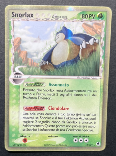 Pokemon snorlax 010 - pokemon, ita