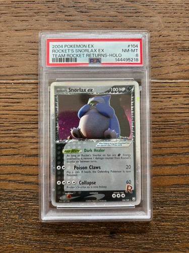 Pokémon psa rocket s - psa, 8