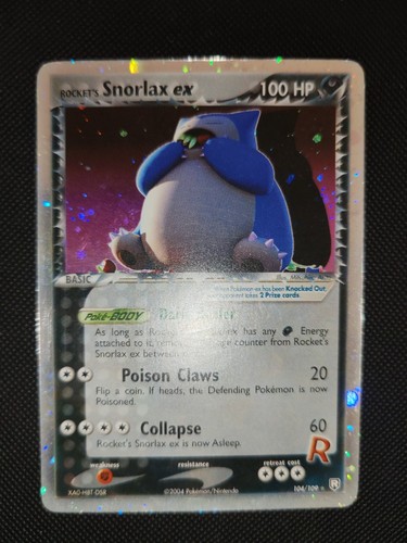 Rocket snorlax 104 - snorlax, ex